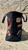 Vintage LL Bean Black Canvas Bag with Patches