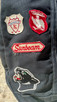Vintage LL Bean Black Canvas Bag with Patches