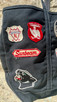 Vintage LL Bean Black Canvas Bag with Patches