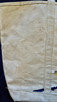 Vintage Canvas Bag w/ Hand Painted Blue Cherry Blossoms