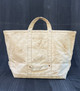 Vintage Canvas Tote Bag w/ Hand Painted Indigenous Chief