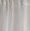 Solid Linen Gauze Ivory Window Curtain | Couture Dreams