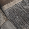 Luscious Grey/Brown Silk Velvet Throw