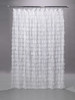Chichi White Cascading Tulle Petal Shower Curtain | Couture Dreams