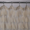 Chichi Sable Cascading Tulle Petal Shower Curtain | Couture Dreams