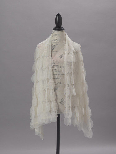 Couture Dreams Chichi Ivory Petal Scarf/Wrap