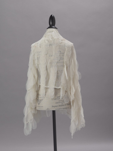 Couture Dreams Chichi Ivory Petal Scarf/Wrap