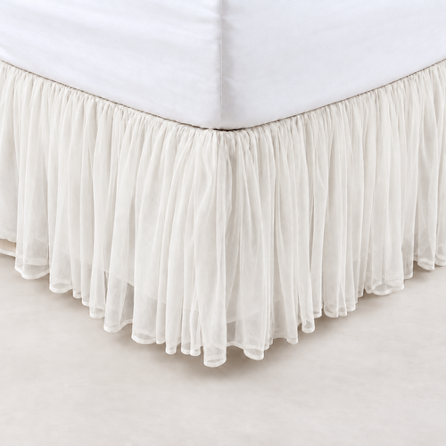 Couture Dreams Whisper Off White Bed Skirt
