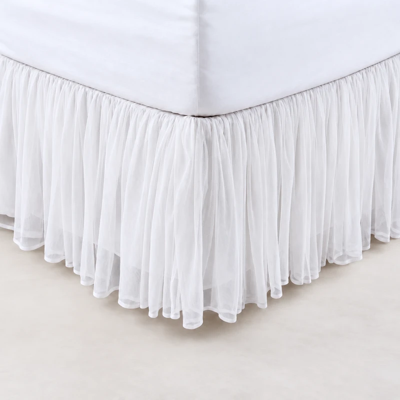 Couture Dreams Whisper White Bed Skirt