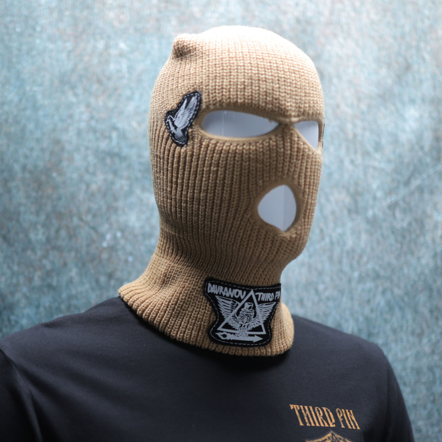 Third Pin x Davranov Ski Mask "Tan"