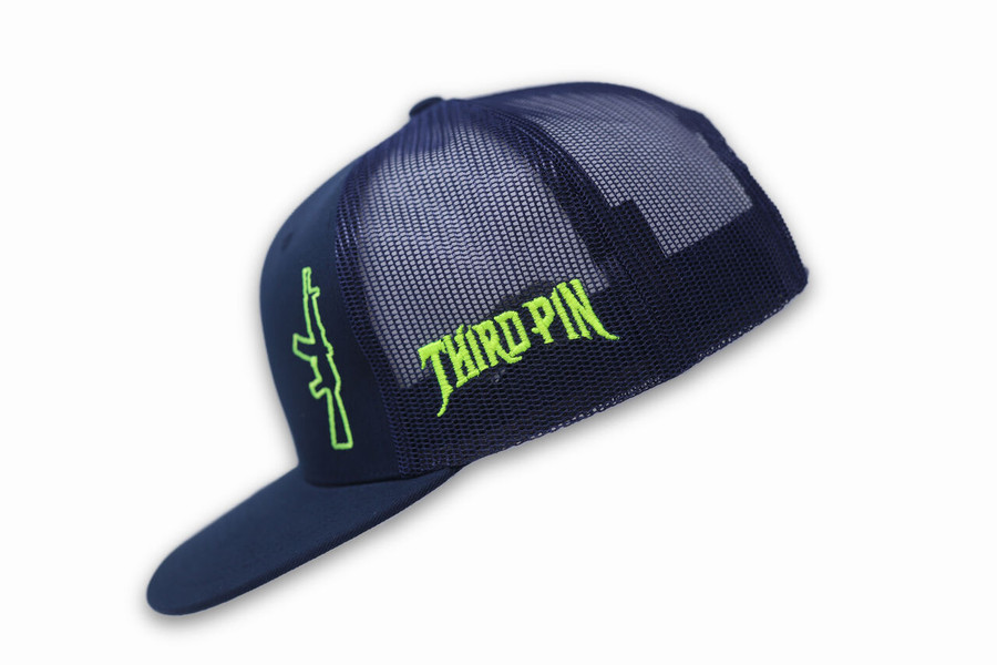 Krink Trucker (Navy/Neon Yellow)