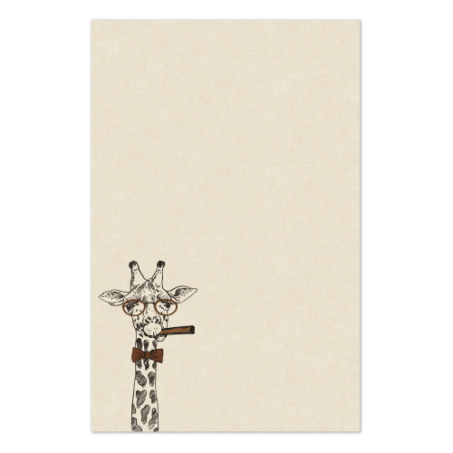 Manage Your Tasks and Notes with Our Premium Illustrated Notepads Featuring a giraffe Design.