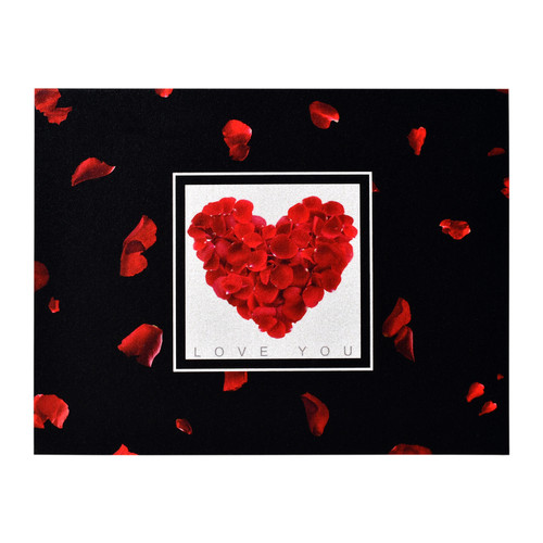 Express your gratitude in style with our elegantly crafted A2 Love you Greeting Card. From its shimmery pearl accents to the luxurious heavy paper stock and delicate Heart of Roses design, this USA-made card is sure to make a lasting impression.