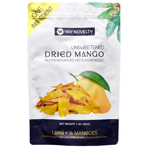 Unsweetened Dried Mango - 1 LB