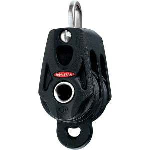Ronstan  30mm  Ball Bearing Orbit Block™, Double with Becket