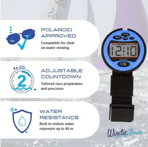 Windie Sailing Timer - Race Stopwatch Timer