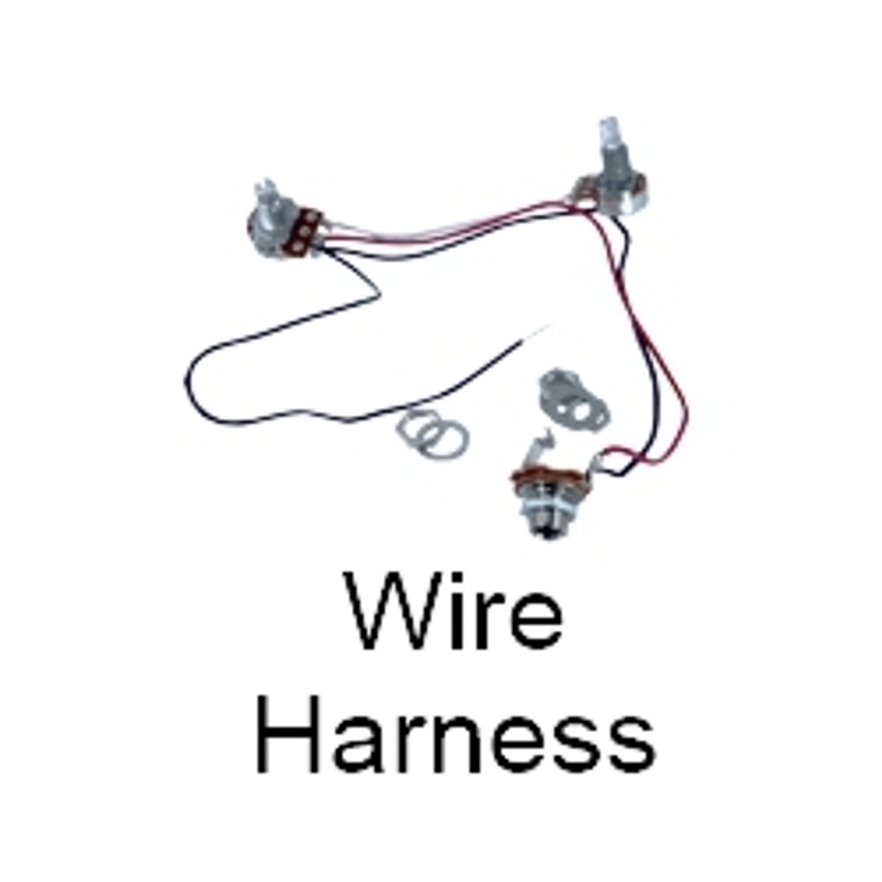 Pre-Wired Bass Harness