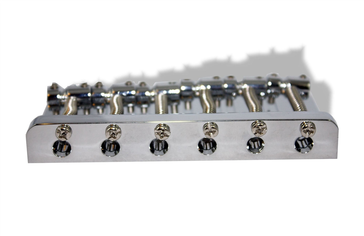 Bass Bridge 16mm 6 String Chrome