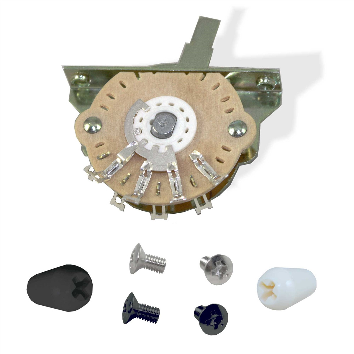 Oak Grigsby 5 way Switch Black and white knob 51993