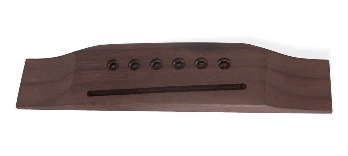 Bridge for Acoustic Guitar, M Style, Medium, Rosewood, 2 3/16