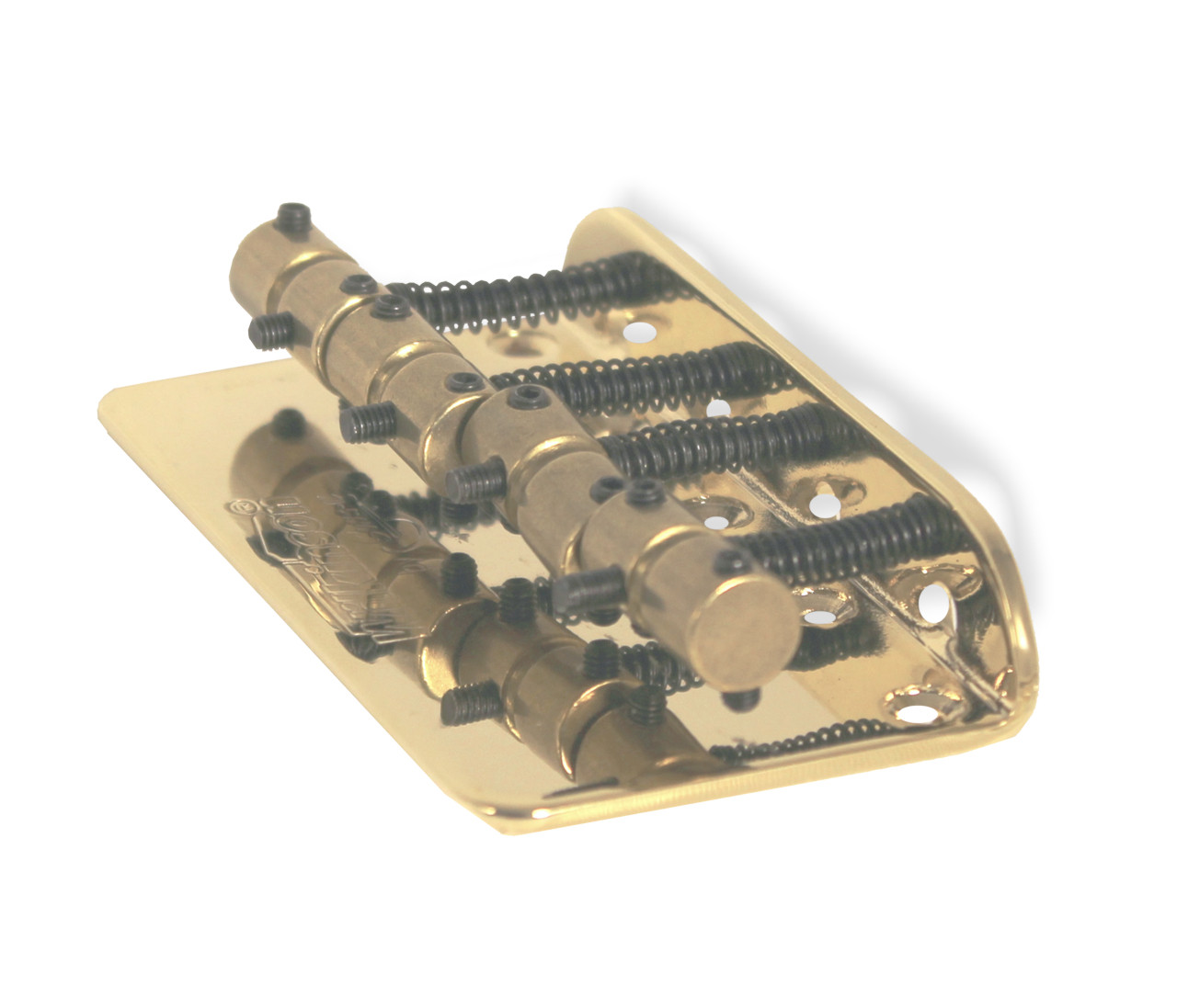 Bass Bridge 19mm 4 String Gold with brass saddles bent steel wilkinson