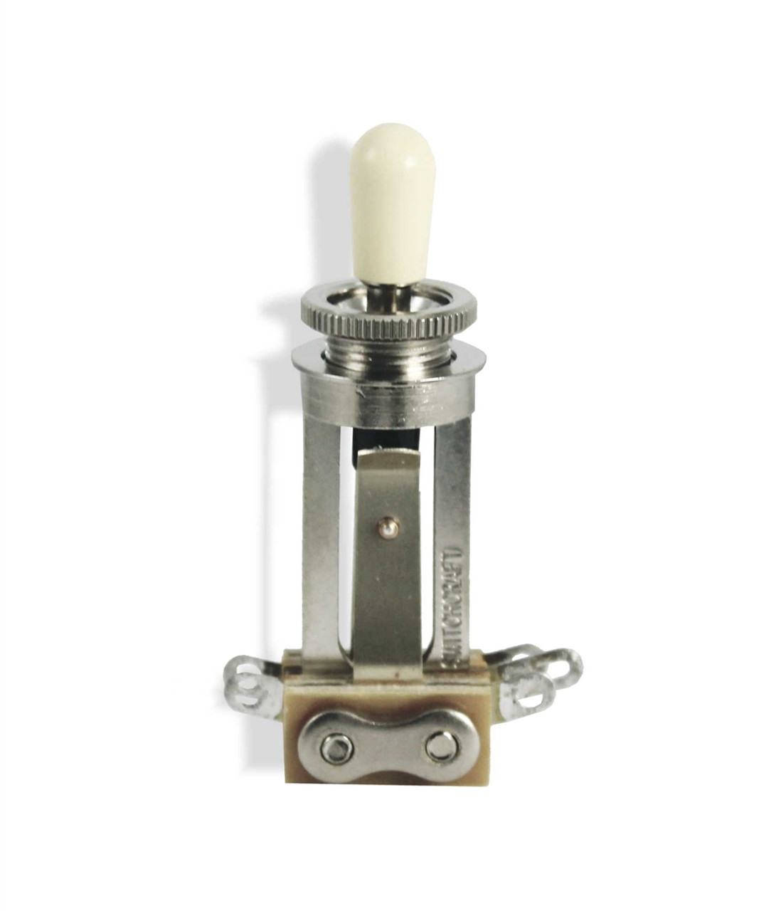 Toggle 3 way Switch Chrome with ivory knob