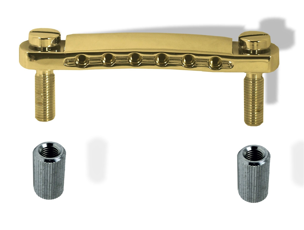 KLUSONÂ® Standard Stop Tailpiece Gold (US Made) W/US Thread Steel