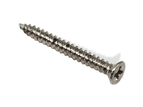 Screw #2 x 3/4 Chrome for Jack Plate or Trim Ring 50 Pack