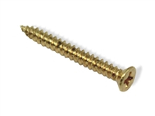 Screw #2 x 3/4 Gold for Jack Plate or Trim Ring 50 Pack