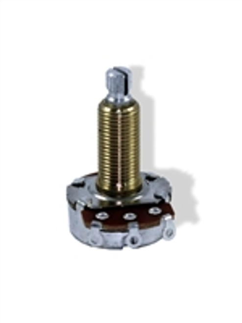 Potentiometer 500K A Long Shaft Quarter Size 4 Pack