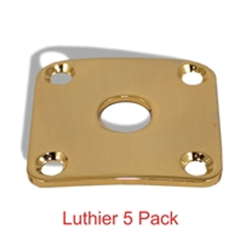 Jack Plate Square Curved Body Mount Gold 5 Pack