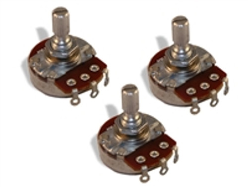 Potentiometer 500K A Quarter Size 3 Pack