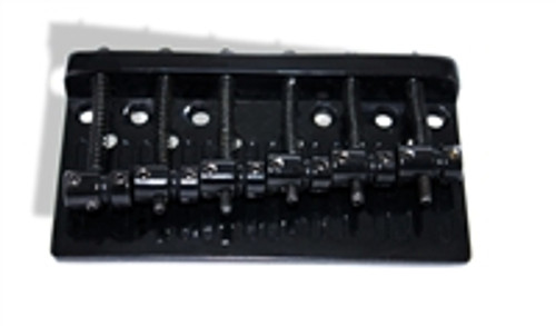 Bass Bridge 80mm 6 String thru body/bridge Black