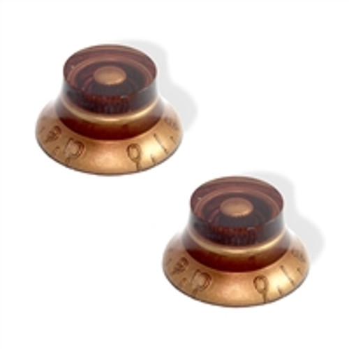 Knob Bell Style Amber 6mm 18 tooth course spline Pack of 2