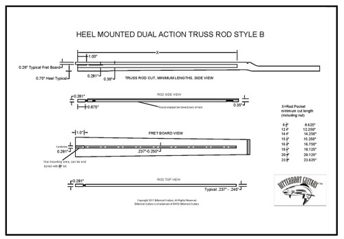 TRUSSROD DUAL-ACTION PER BASSO TIPO MM