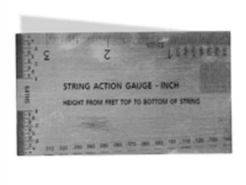 String Height Action Gauge