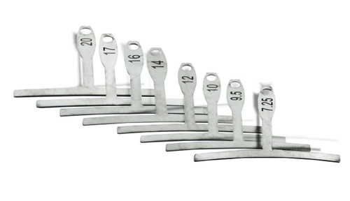 Under String wide radius gauge for guitar and bass Complete Set