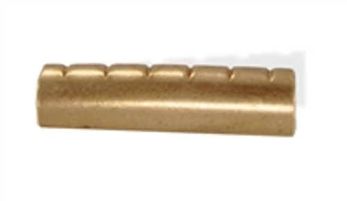 Nut Flat Bottom 1 11/16 43mm Acoustic 16r Slotted Brass
