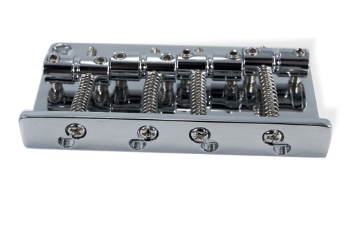 Bass Bridge 60mm 4 String Chrome, string through bridge. 20mm string ...