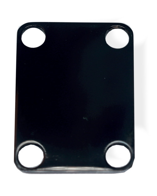 Neck Plate Electric Small Black Steel 35-6 x 48-5 mm