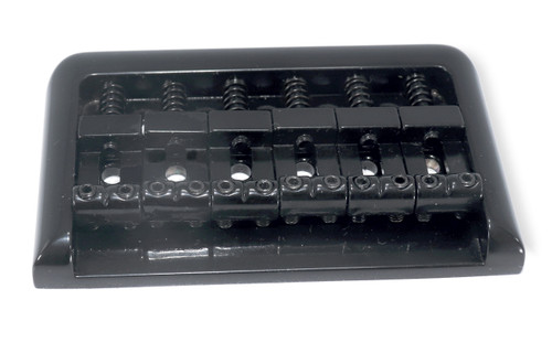 ★SATURDAY ELEVEN★ NO.5 BLACK TOPSTITCHED LEATHER BRIDGE TO String top mount hardtail bridge black