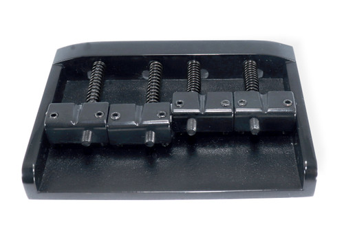 Bass Bridge 57mm 4 String thru bridge Black High Mass
