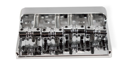 Bass Bridge 57mm 4 String thru bridge Chrome 7.4oz High Mass