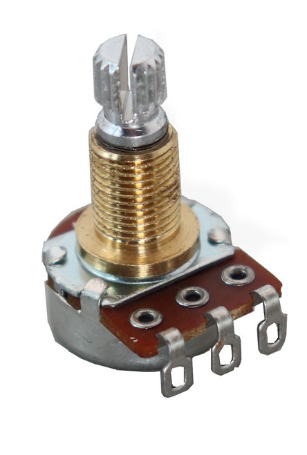 Potentiometer250K A Log, Alpha Korea Brass Shaft