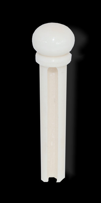Acoustic Guitar Bridge Pin  Set 3 degree Slotted Bone