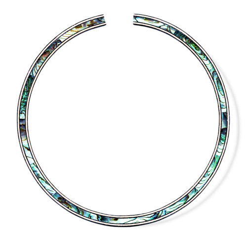 Rosette Inlay Acoustic Guitar 4 13/16 122mm id abalone black maple