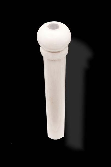 Acoustic Guitar Bridge Pin  Set 3 degree No Slot Bone MOP Dot