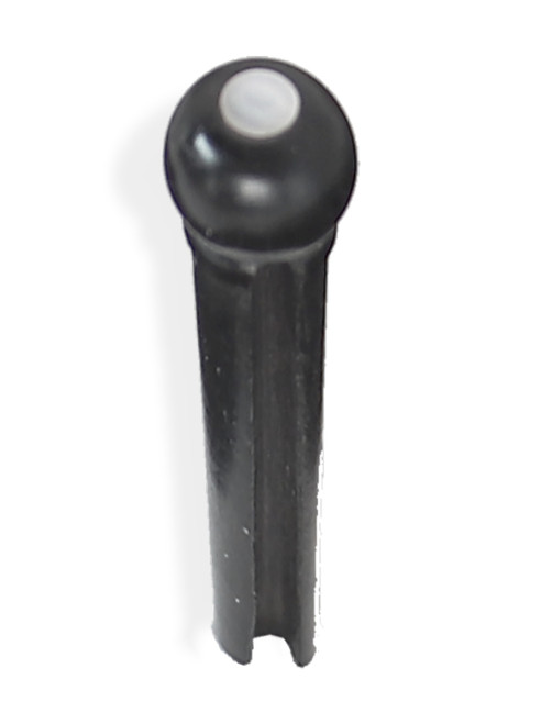 Ebony MOP Dot Bridge Pin  Set 5 degree Slotted Acoustic Guitar