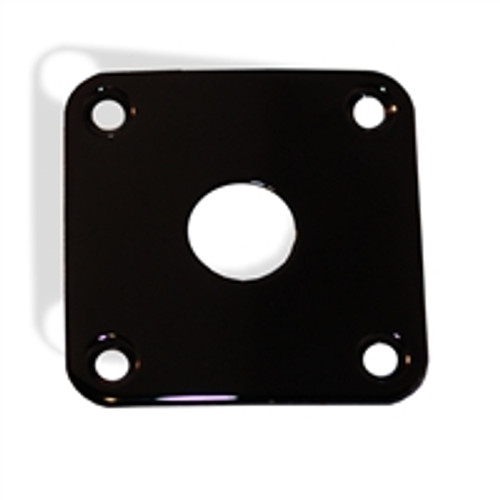 Jack Plate Square Curved Body Mount Black