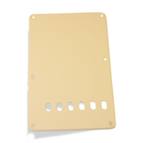 Tremolo Rear Cover Cream Single Ply 3 3/8x5 15/32